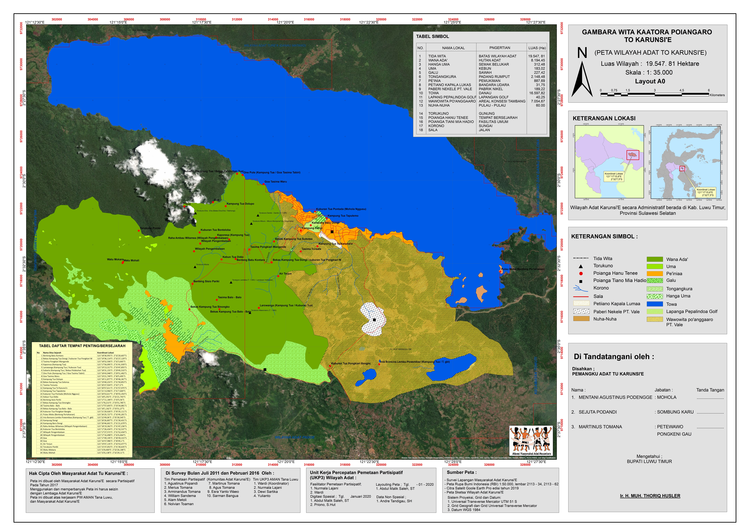 Peta Wilayah Adat to Karunsi'e